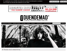Tablet Screenshot of duendemad.com